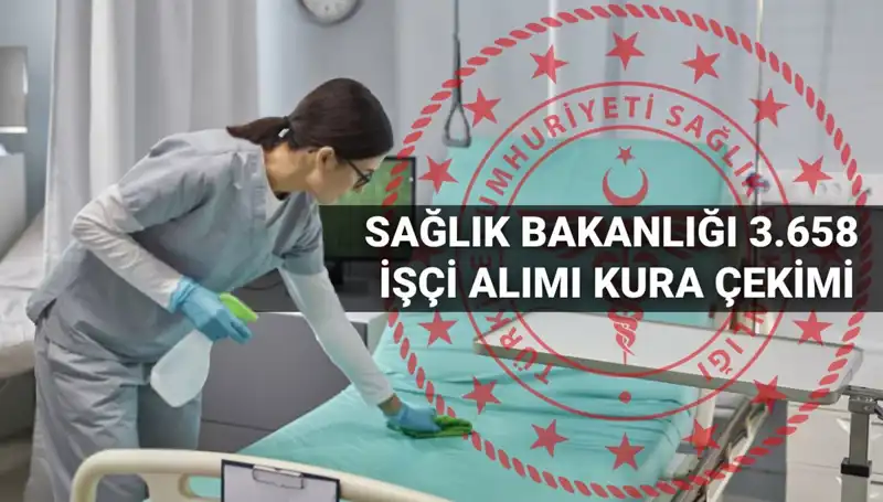 Sağlık Bakanlığı 3.658 İşçi Alımı Kura Tarihleri Açıklandı!