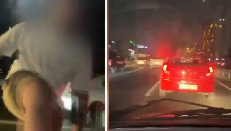 Trafik Magandası Görev Başında: Kaza Anı Güvenlik Kamerasında Kaydedildi!