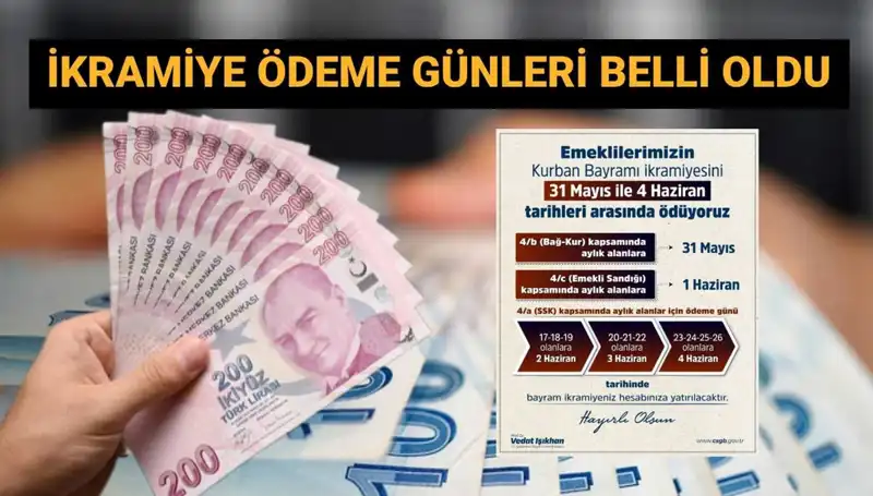 2023'te Emekli Bayram İkramiyeleri Ne Zaman Hesaplara Yatacak?