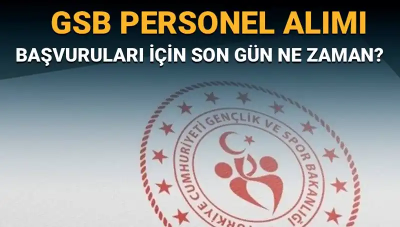 Gençlik ve Spor Bakanlığı Personel Alımı İçin Son Başvuru Tarihi Belli Oldu!