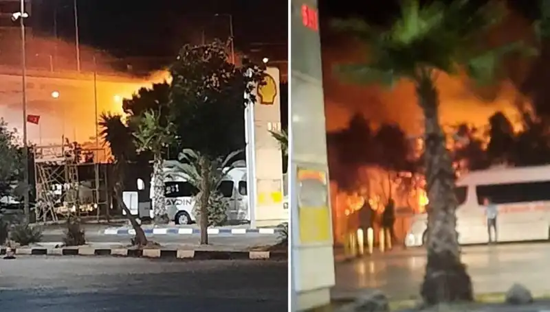 İzmir Otogarı'nda Korkutan Yangın: 5 Araç Ziyan Oldu