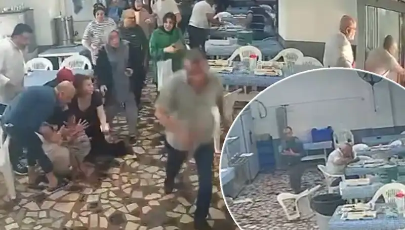 Yemekhanede Deprem Anı: Kaçışanlar ve Yemeğini Bırakmayan O Kişi