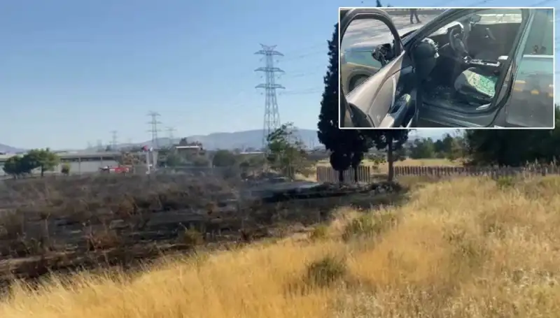 İzmir'de Yangın Korkusu: Otluk Alanı AVM Otoparkına Sıçradı!