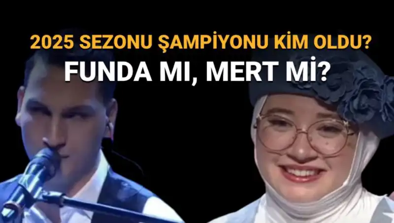 O Ses Türkiye 2025'in Şampiyonu Kim Oldu? Funda mı, Mert mi Kazandı?