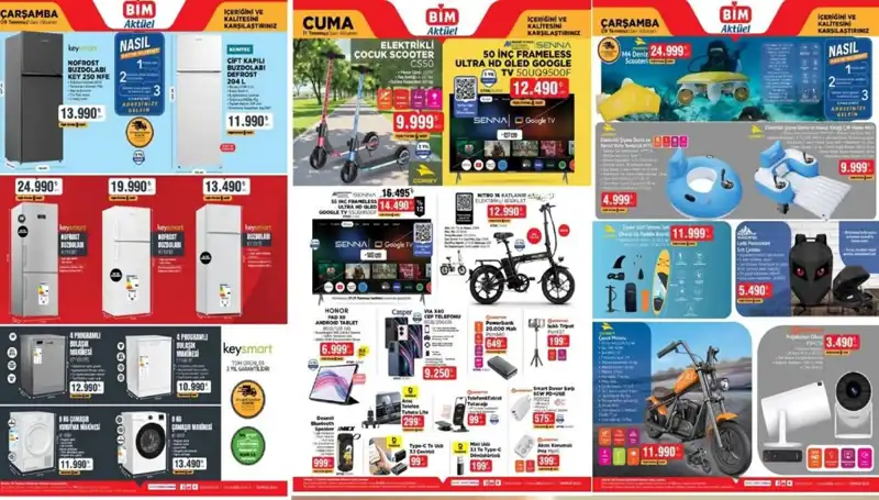 BİM 8-11 Temmuz 2025 Aktüel Kataloğu: Teknoloji ve Ev Eşyalarıyla Dolu Bir Hafta!