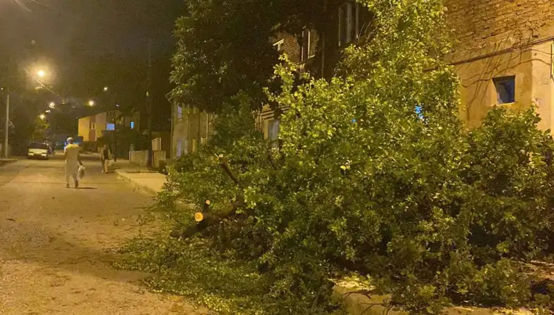 Karabük'te Şiddetli Fırtına Hayatı Olumsuz Etkiledi!